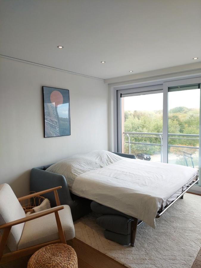 Studio 3 Bredene Met Strandcabine Экстерьер фото